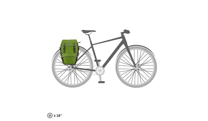 ORTLIEB Bike-Packer Plus, lime - moss green, 42 L, PS36C