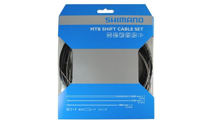 SHIMANO Schaltzugset MTB Edelstahl Y60098021