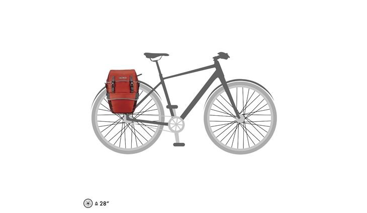 ORTLIEB Bike-Packer Plus, alsa-dark chili, 42 L, PS36C