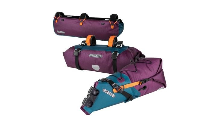ORTLIEB Bikepacking Set Limited Edition purple-petrol-oran