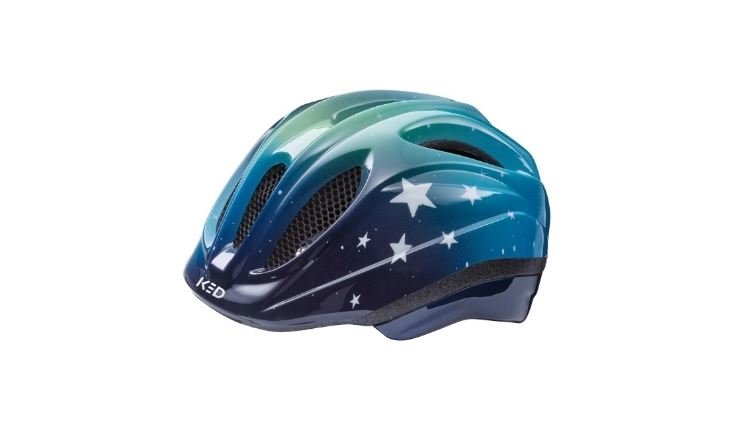 KED Helm Meggy II Trend stars blue green SM 49-53 cm