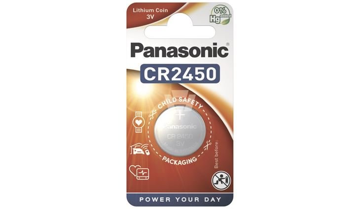 Panasonic Knopfzelle Panasonic CR 2450 Lithium f. Bosch Intu