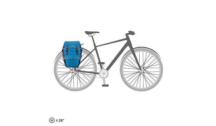 ORTLIEB Bike-Packer Plus, denim - steel blue , 42 L, PS36C